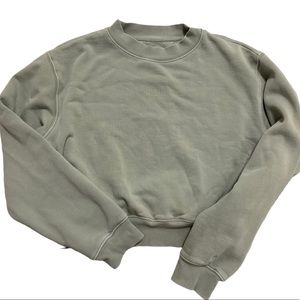 TNA Cozy Fleece Perfect Shrunken Sweatshirt